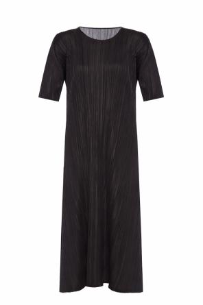 Short sleeve ribbed dress, zdjęcie 1 Short sleeve ribbed dress od Issey Miyake Women